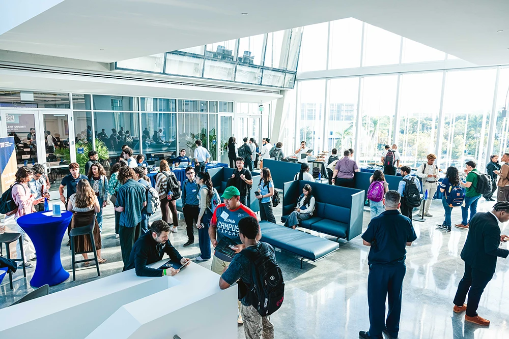 Students at the FIU Tech Talent Summit