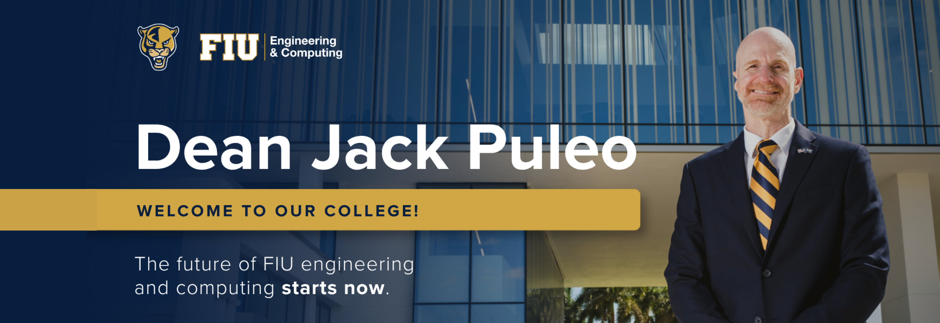 Dean Jack Puleo, welcome to our college!