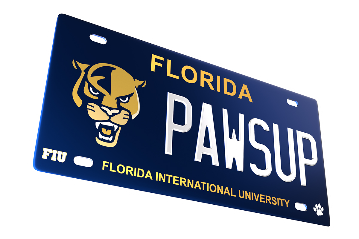FIU License Plate