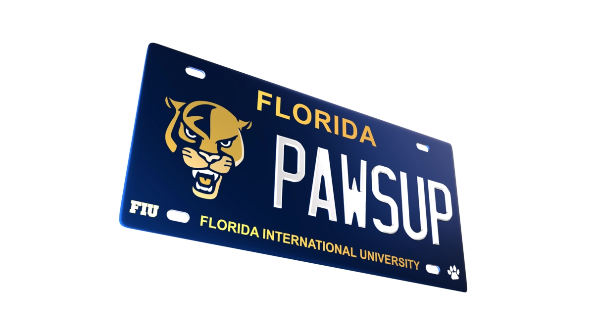 FIU License plate