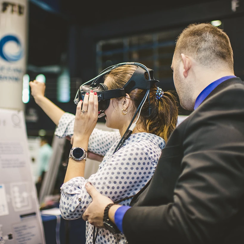 BME student at the Senior Design Showcase