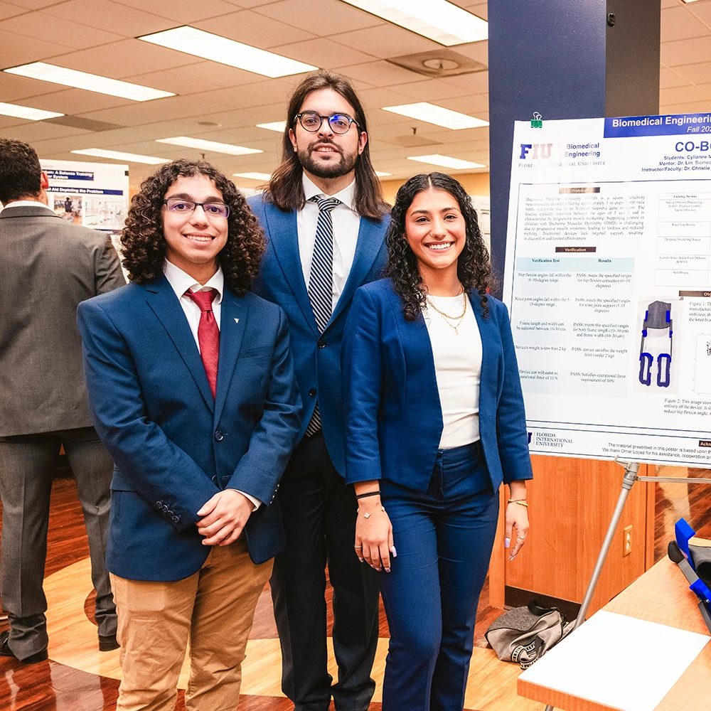 BME students at the Senior Design Showcase