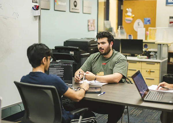 CEC student being instructed by tutor