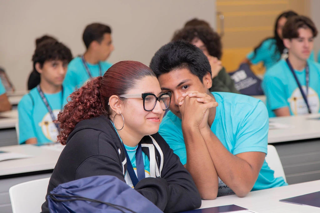 FIU Builders of Tomorrow students in the classroom