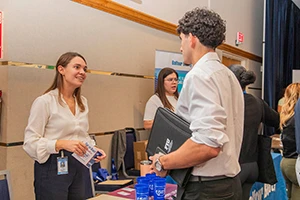 FIU students at the Construction Management Career Expo