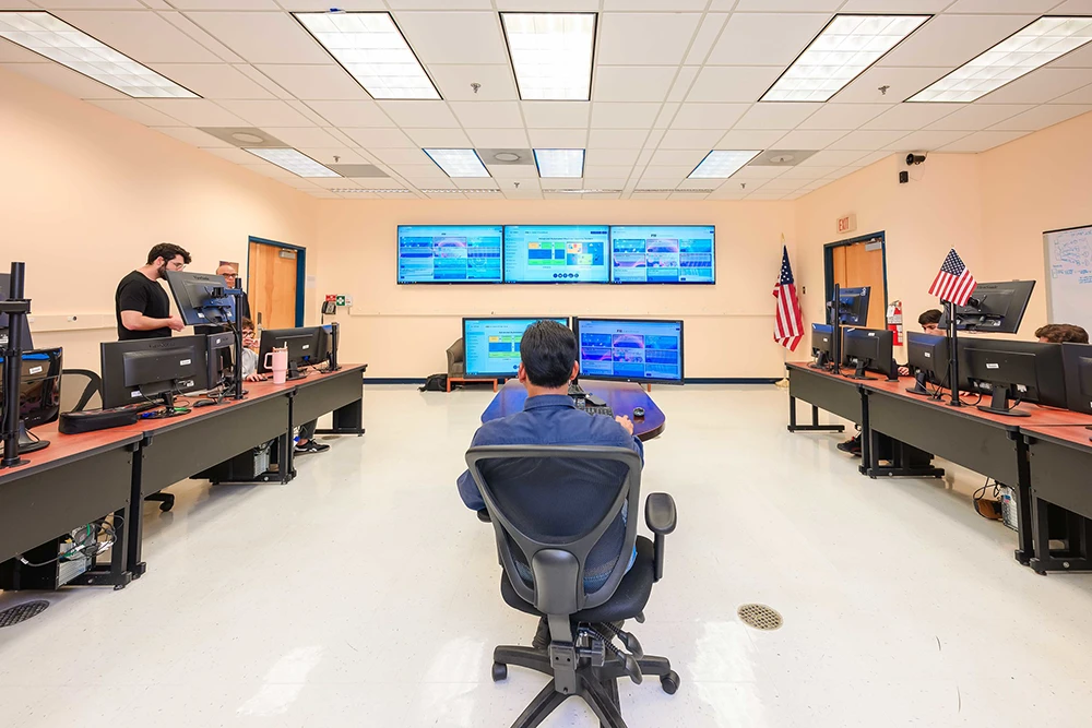 FIU ECE professor teaching students