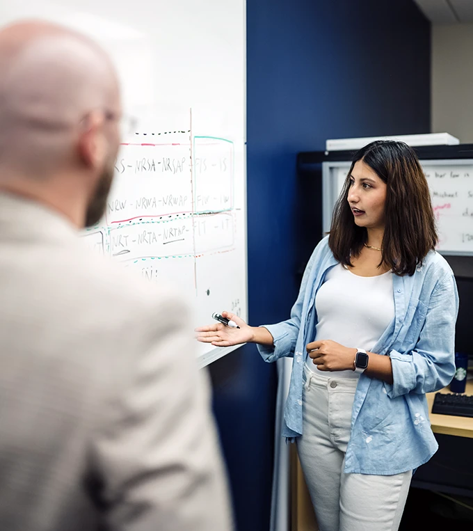 FIU Engineering student with Professor Mark Finlayson