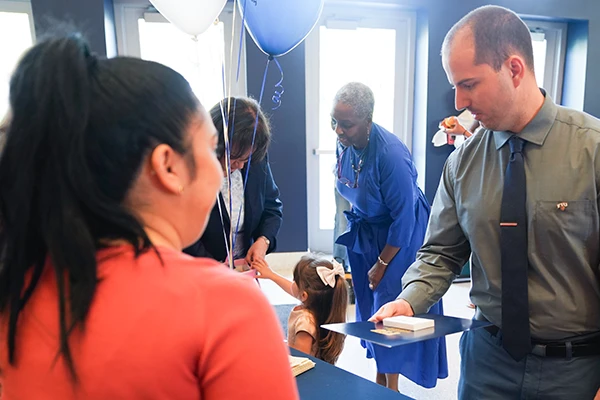 FIU Construction Management student at graduation celebration