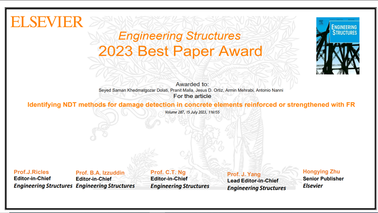 Engineering Strcutures 2023 Best Paper Award