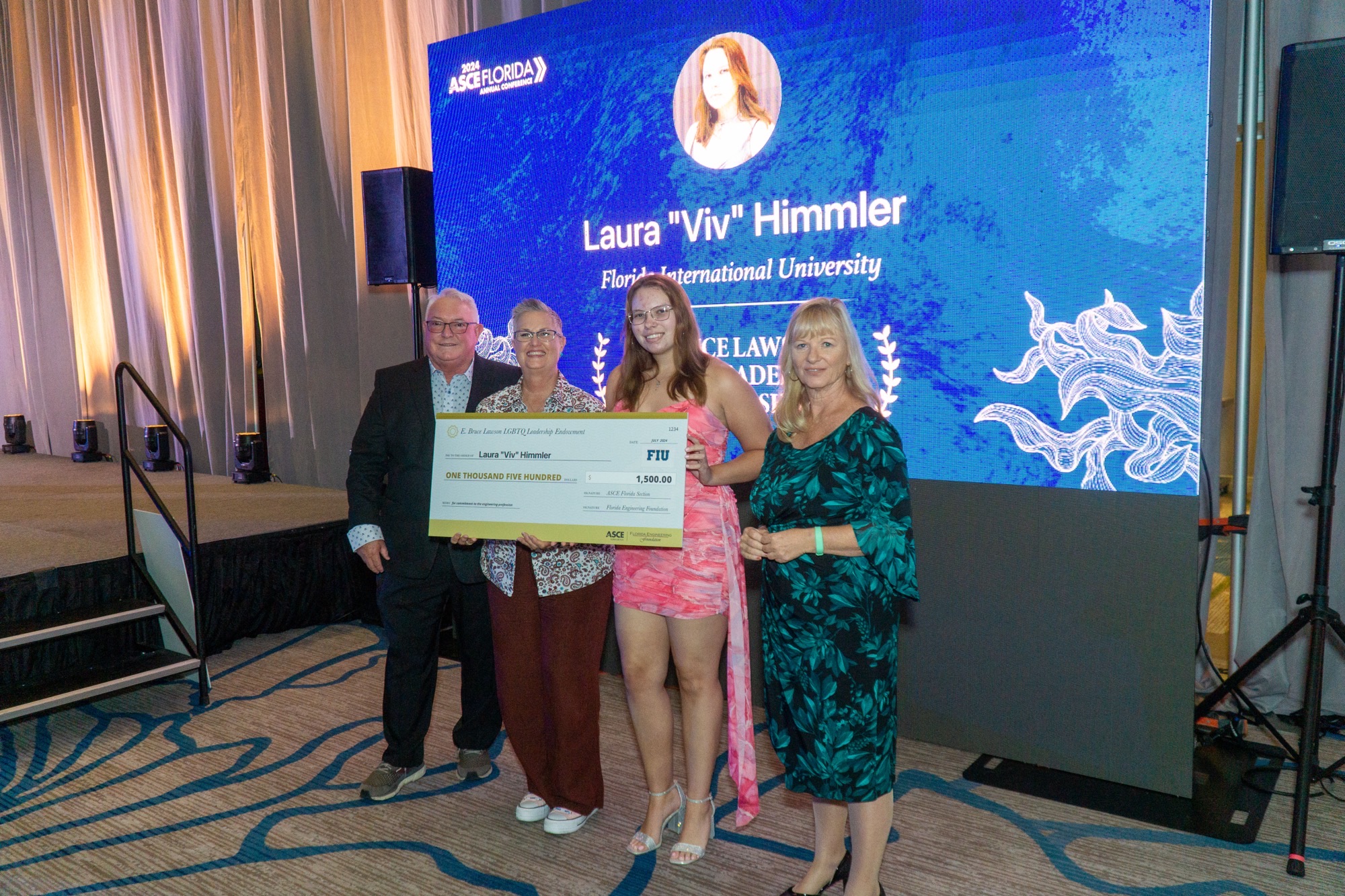 Laura "Viv" Himmler, recipient of the LGBTQ Leadership Endowment