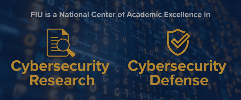 FIU is a National Center of Academic Excellence in Cybersecurity Research Cybersecurity Defense