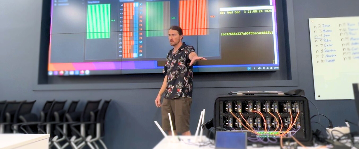 Cardano Workshop teacher speaking