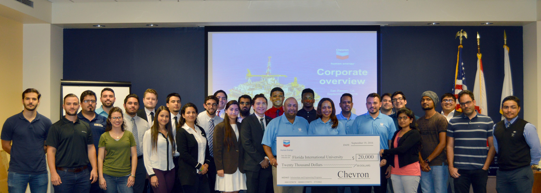 Chevron donates $20K to FIU College of Engineering and Computing