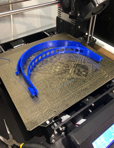 3D Printed Face Shield Band