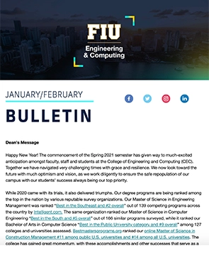 Screenshot of Jan/Feb 2021 Bulletin