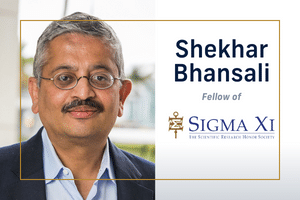 Professor Shekhar Bhansali becomes a Fellow of Sigma Xi